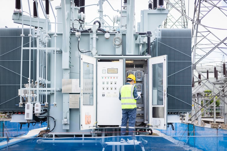 High voltage substation